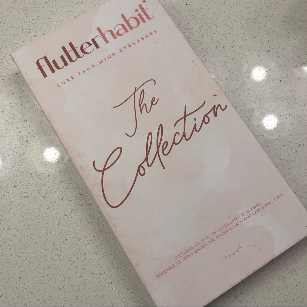 Flutterhabit Lashes- Three full sets, half of another